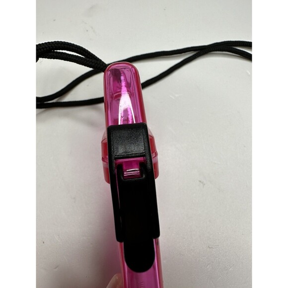 Disney Lanyard Blizzard Beach Pink Translucent Safe Holder Water Resistant Pool - Picture 4 of 11